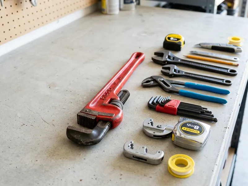 Professional plumbers in Strandburg, SD equipped with top-tier tools for residential and commercial plumbing services.